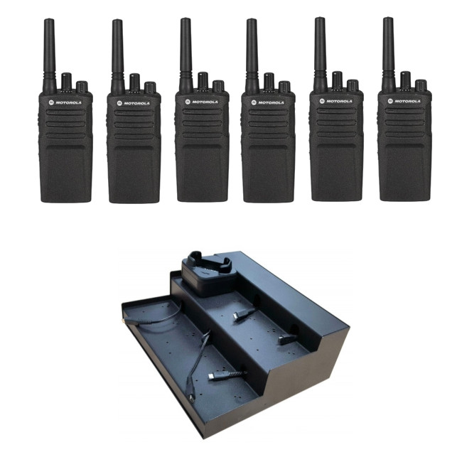 Motorola XT420 Walkie Talkie Starter Six Pack